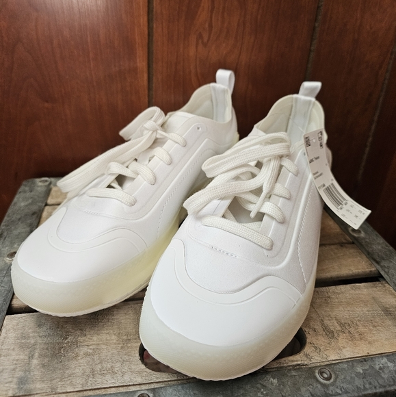 NWT Adidas x Stella Mc Cartney Treino White Sneakers Size 7 - Picture 7 of 11